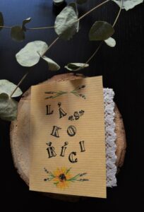 svatební oznámení handmade